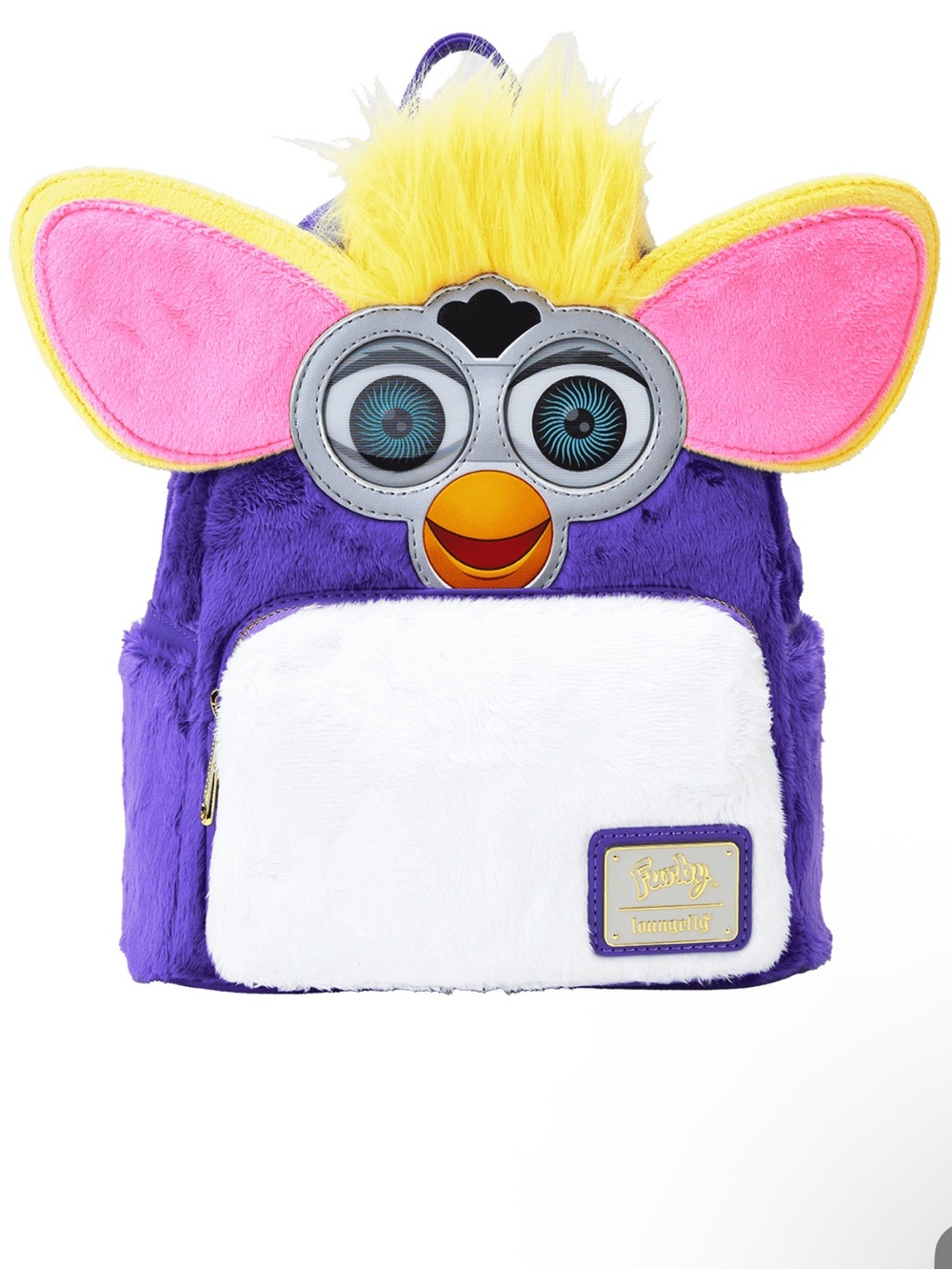 NWT Furby Plush Cosplay Lenticular Mini Backpack.